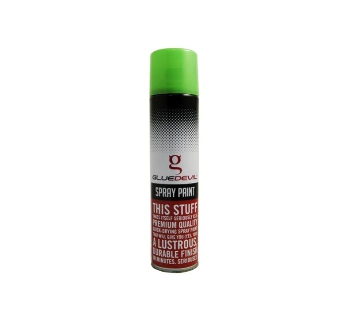 Glue Devil Spray Paint Fluorescent Green 300 ml