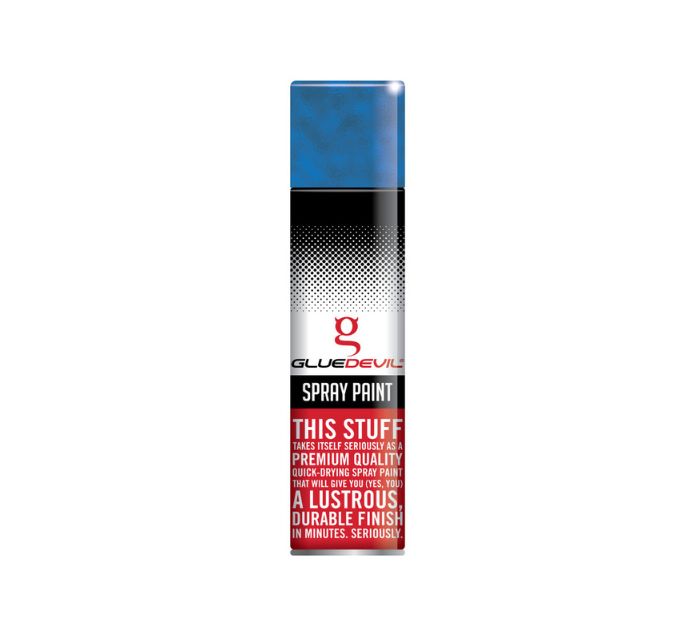 Glue Devil Hammer Spray Paint Blue 300 ml